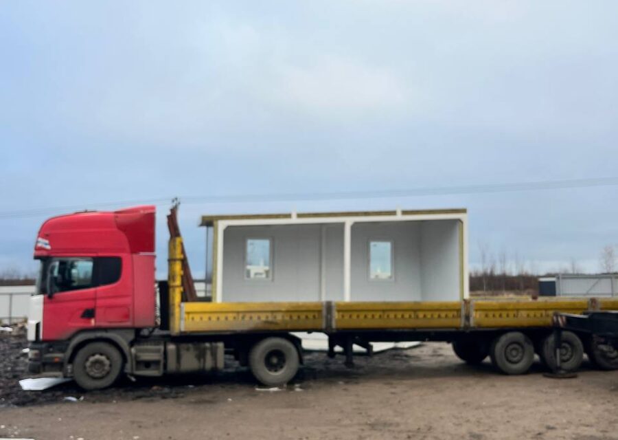 Модульное здания охраны 12х7,5х2,8м
